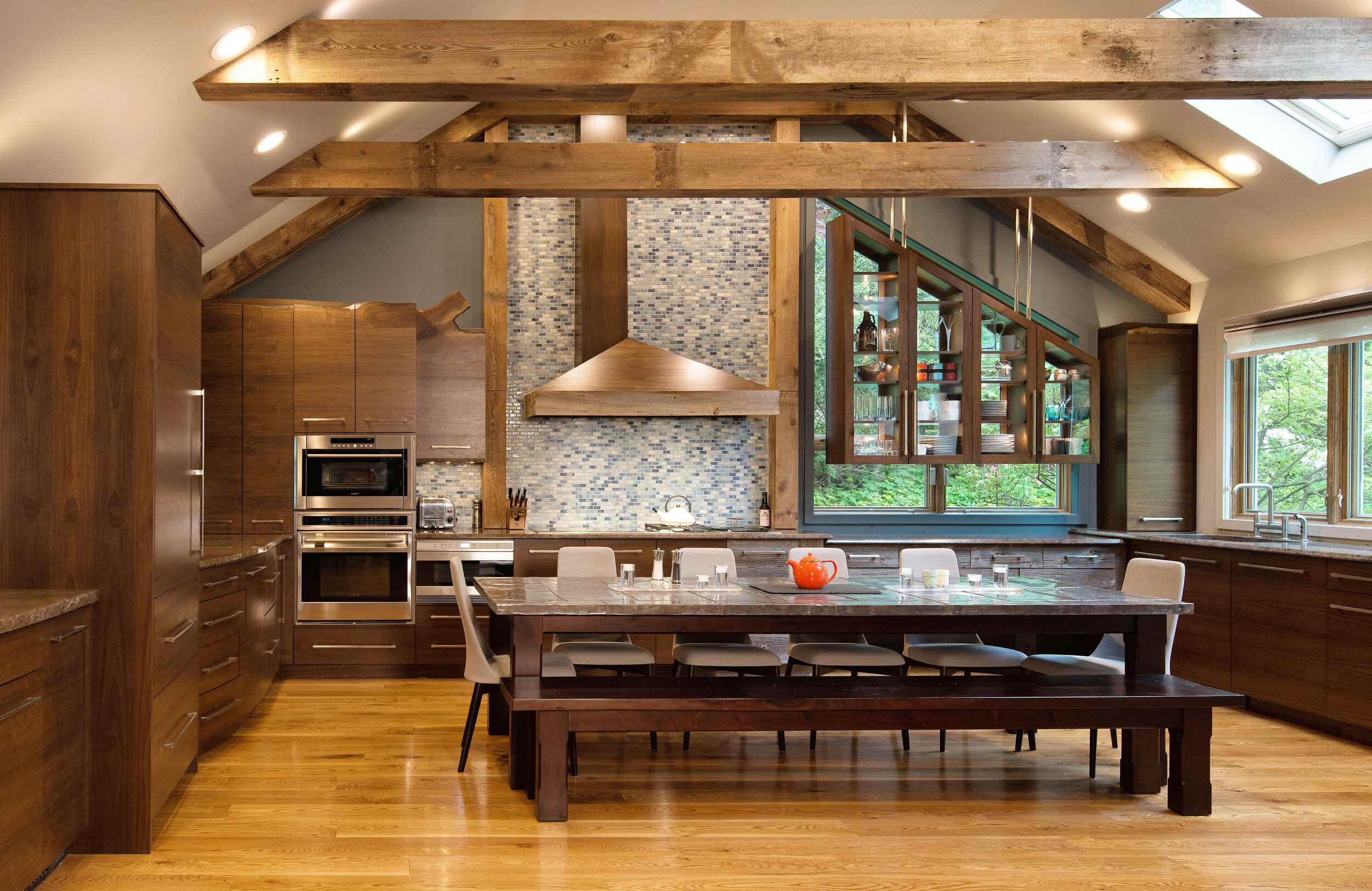 کابینت آشپزخانه چوبی